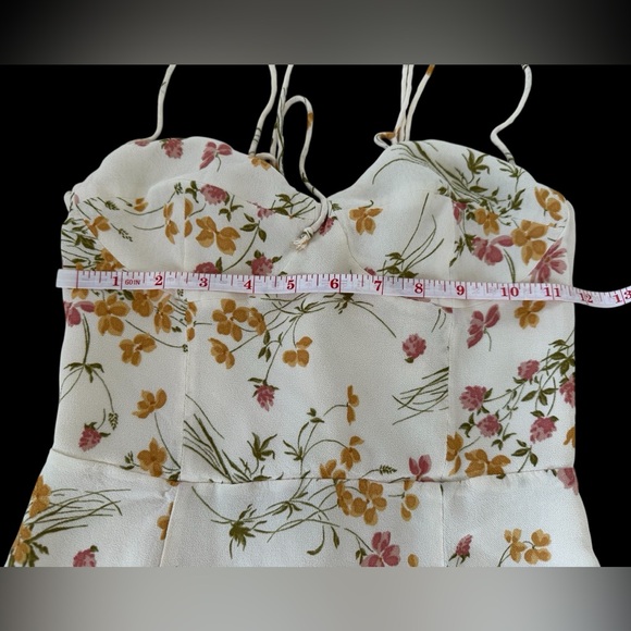 Reformation White Floral Maxi Dress - Picture 8 of 11